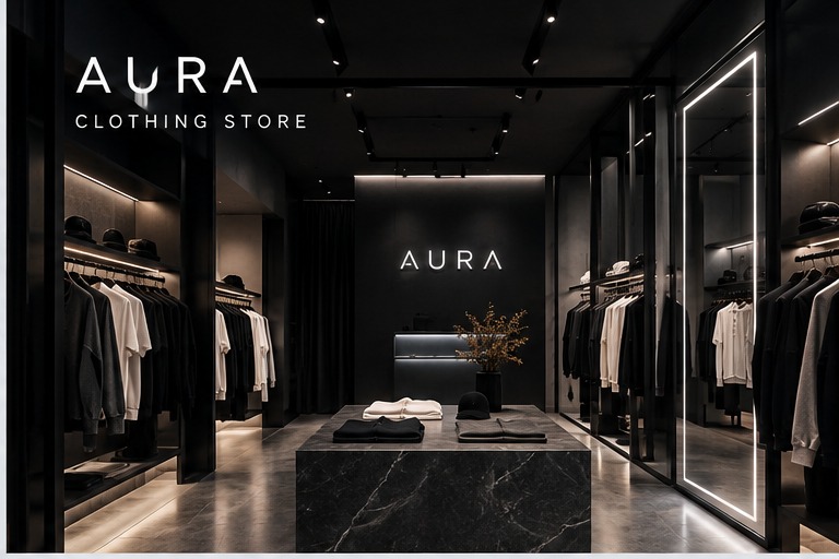 AURA — демонстраційний сайт магазину одягу