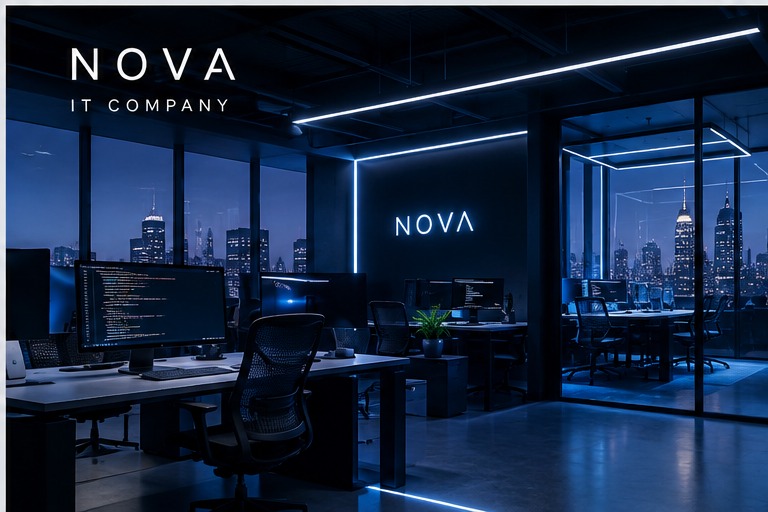 NOVA — демонстраційний сайт IT-компанії